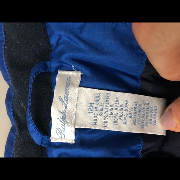 Ralph Lauren quilted jacket - size 12 months - Picture 3 of 3
